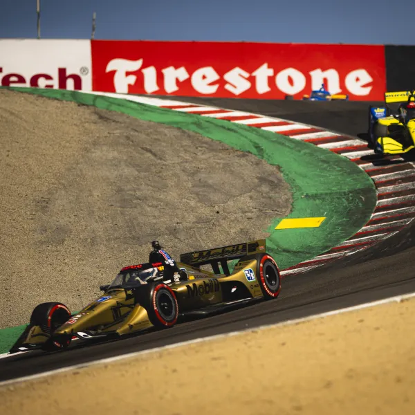 race car on track