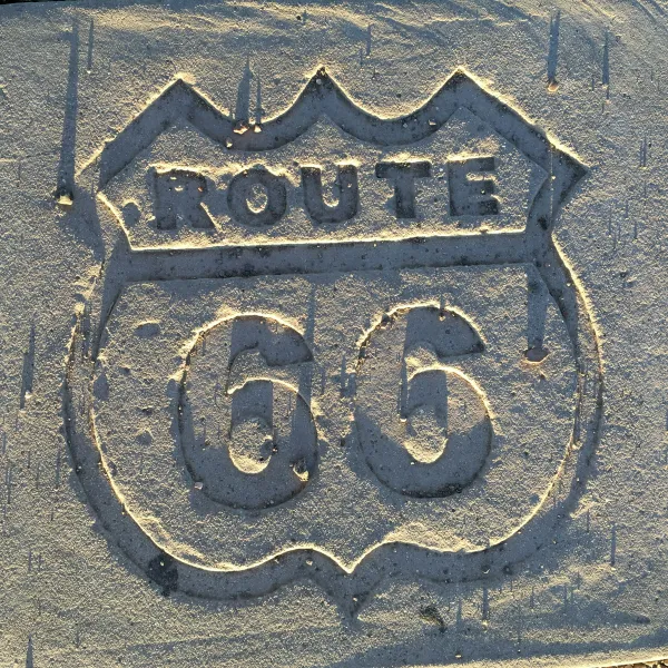 a stone with a design in it