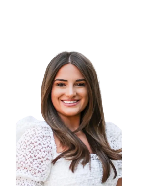 a woman smiling at the camera