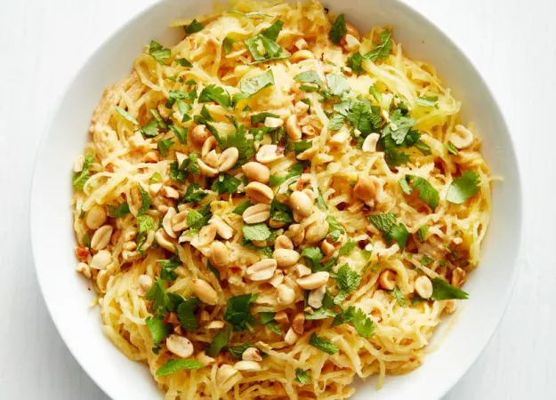 Recipe: Asian Peanut Spaghetti Squash