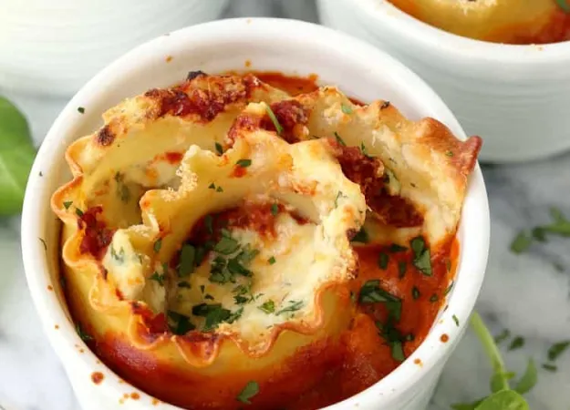 Recipe: Spinach Ricotta Lasagna in a Mug