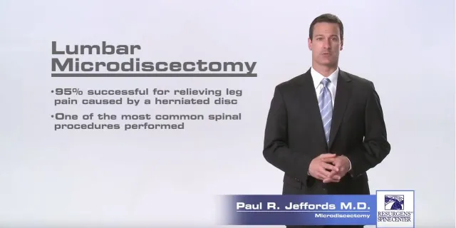 Lumbar Microdiscectomy