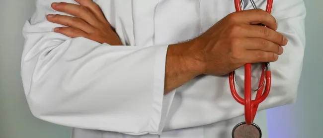 a doctor holding a stethoscope