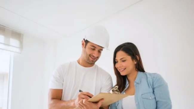skylight installation expert consulting with an Atlanta homeowner