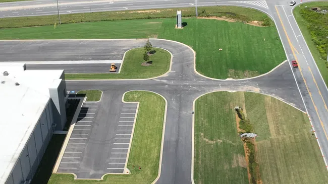 a road with a bridge over it