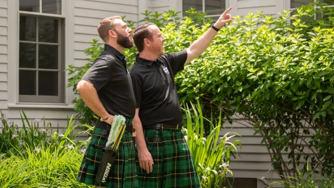 two men in kilts