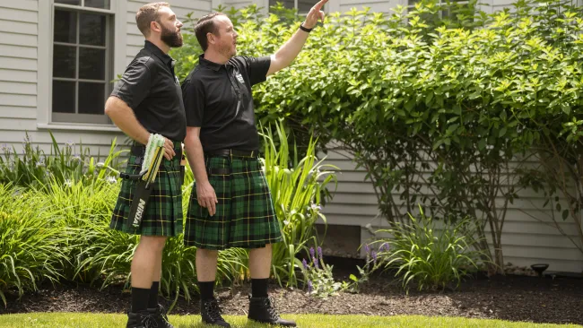 two men in kilts