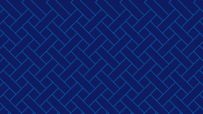 Dark blue seamless geometric pattern with interlocking diagonal lines forming a woven texture.