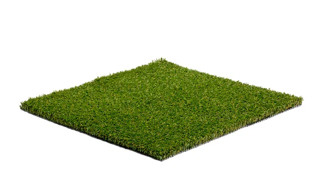 a green knitted object