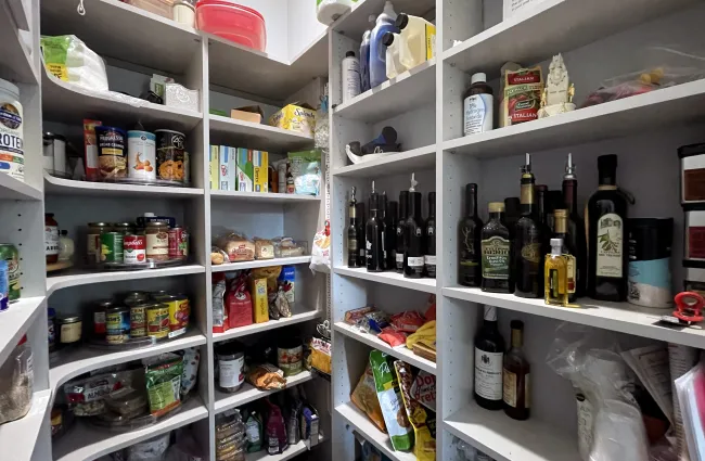 a refrigerator full of alcohol