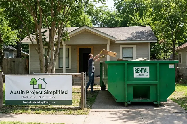Residential Dumpster Rentals, Simplified for Every Austin, TX Project