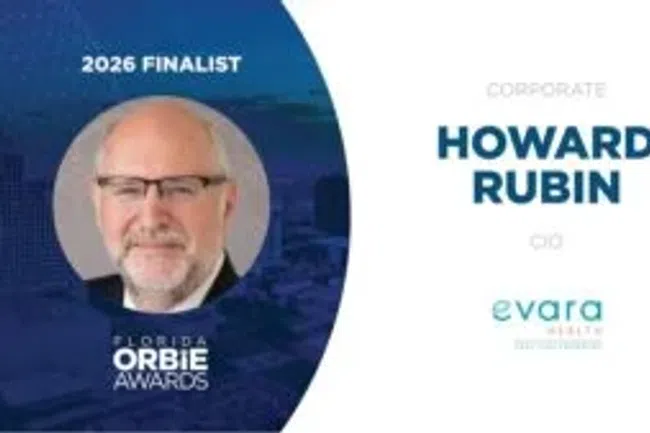 2026 Florida ORBIE Awards finalist Howard Rubin from Evara Health in corporate category