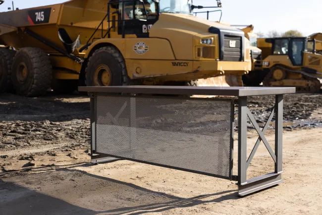 Plateau Construction Excavator Yard