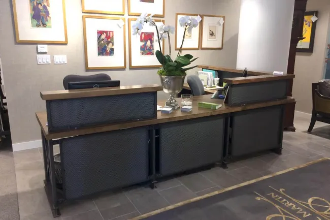 A Good Reception Desk Matters