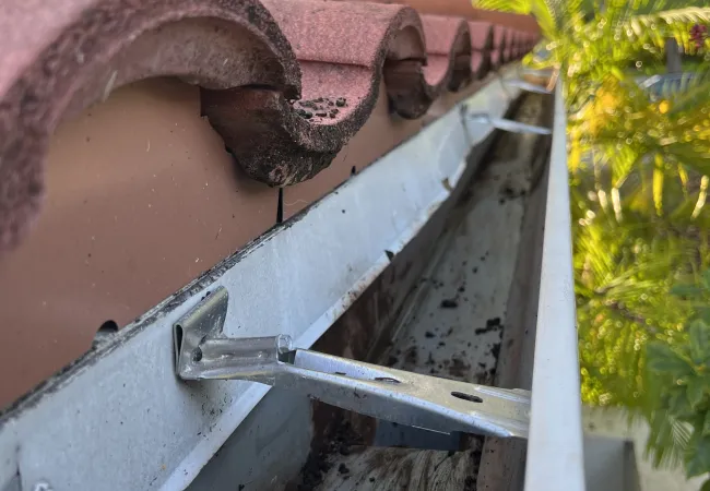 a metal structure with a hole in it