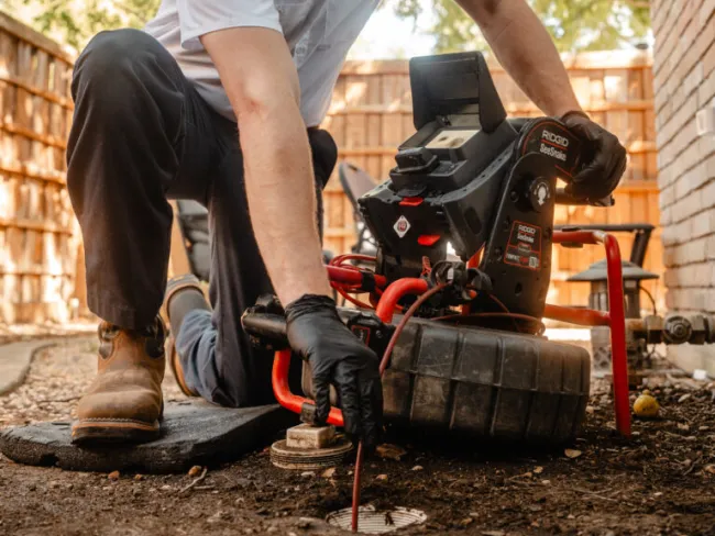 a man using a machine