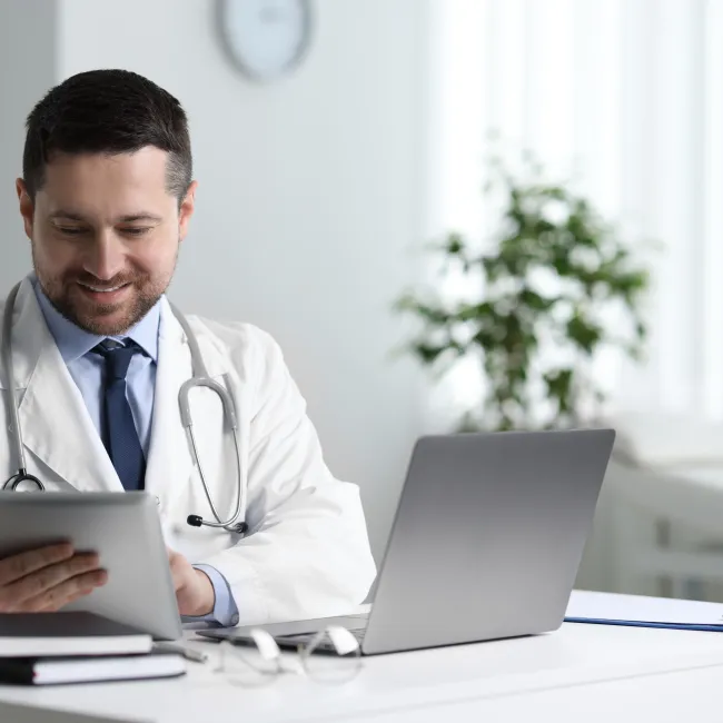 Showcasing Healthcare Compliance Pros Learning Management System (LMS), designed to streamline compliance training with automated reminders, progress tracking, and a comprehensive course library.