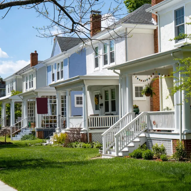 a row of houses