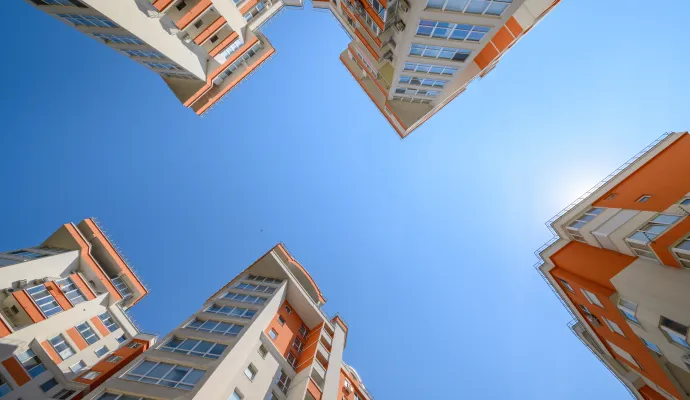 a group of buildings