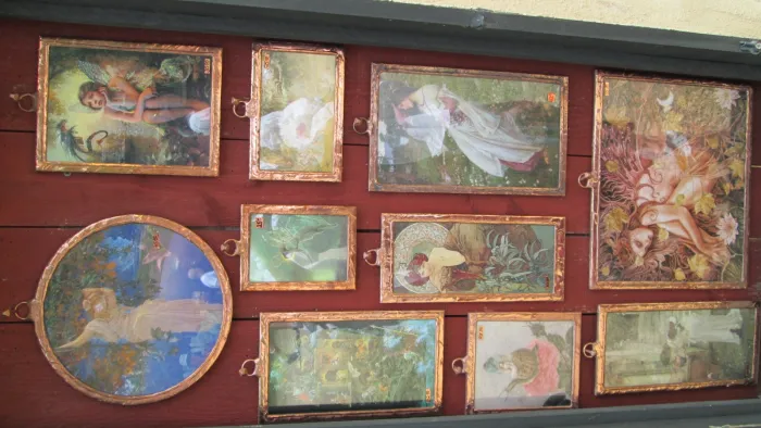 a painting on the wall