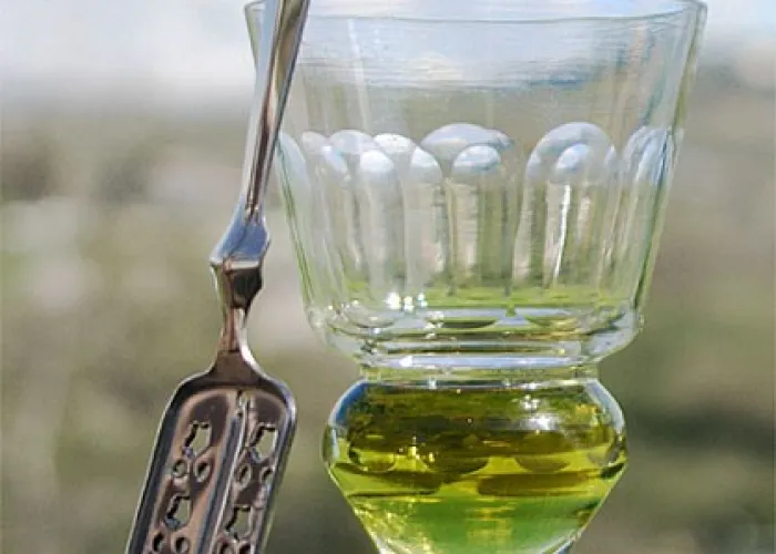 a glass of wine