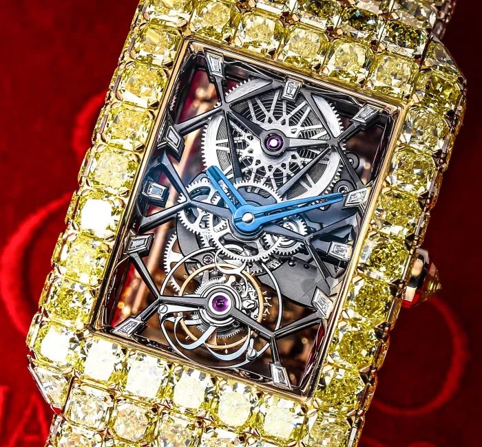 The Millionaire Tourbillon Yellow Diamonds Jacob Co