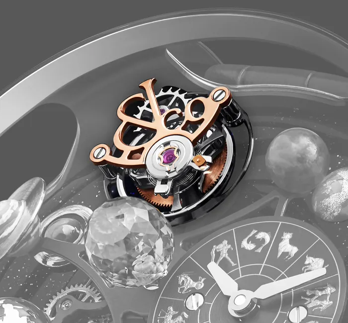 a clock sitting on top of a car