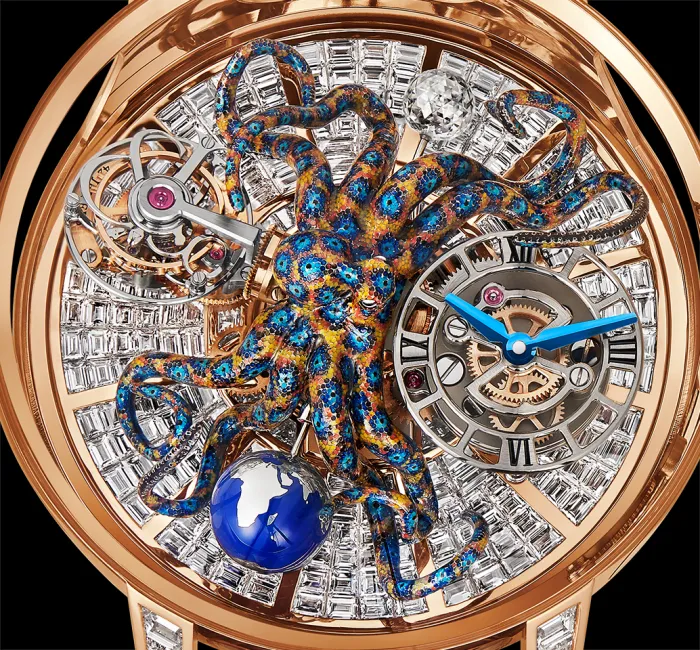 Astronomia Tourbillon Art Octopus Baguette Jacob Co