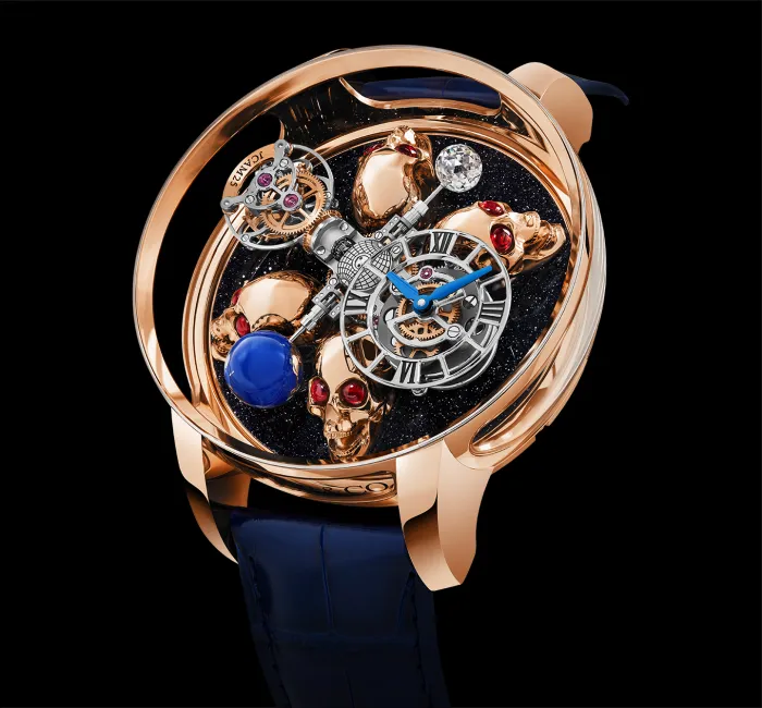 Astronomia Tourbillon Four Skullls 18k Rose Gold Aventurine