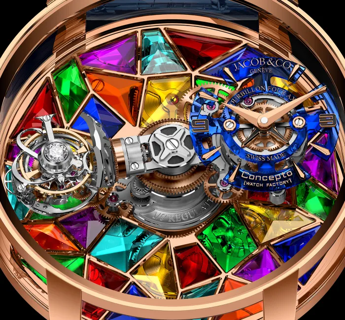 a colorful circular object