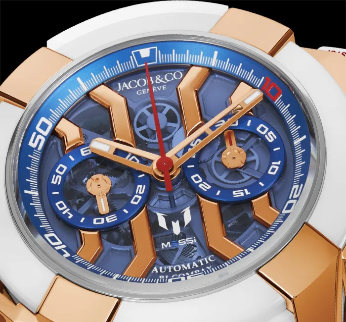 a clock in the middle of a watch