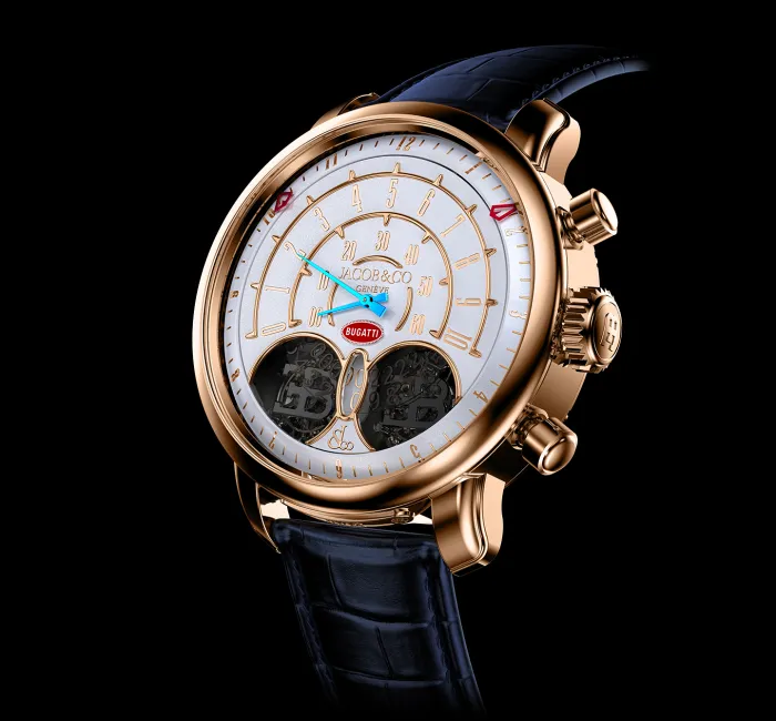 Jean Bugatti Twin Tourbillons Rose Gold Jacob Co