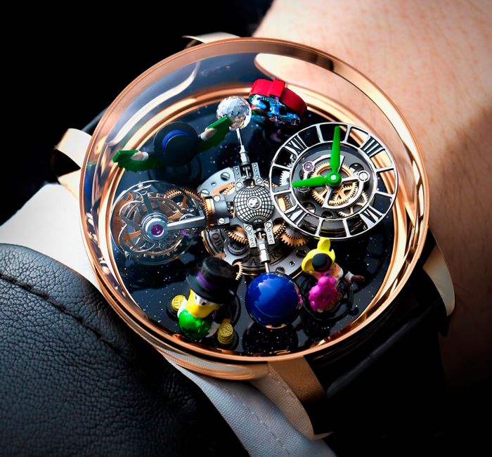 Astronomia Alec Monopoly Tourbillon Rose Gold Aventurine Jacob Co