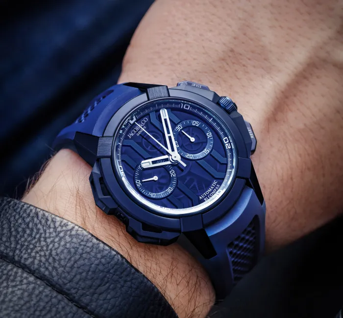 Epic X Chrono Blue PVD Titanium | Jacob & Co