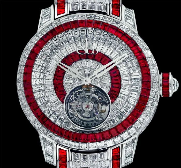 Caviar Tourbillon Diamond Bracelet Diamonds Rubies Jacob Co