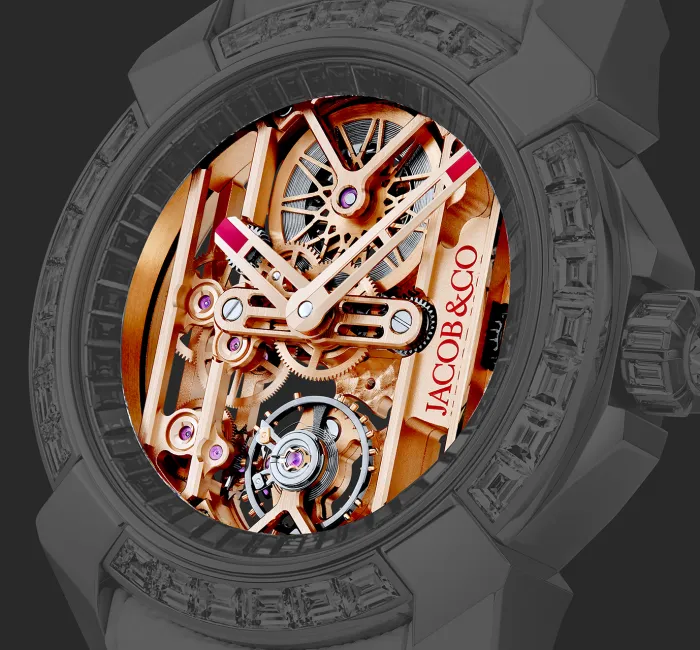 a silver and gold watch