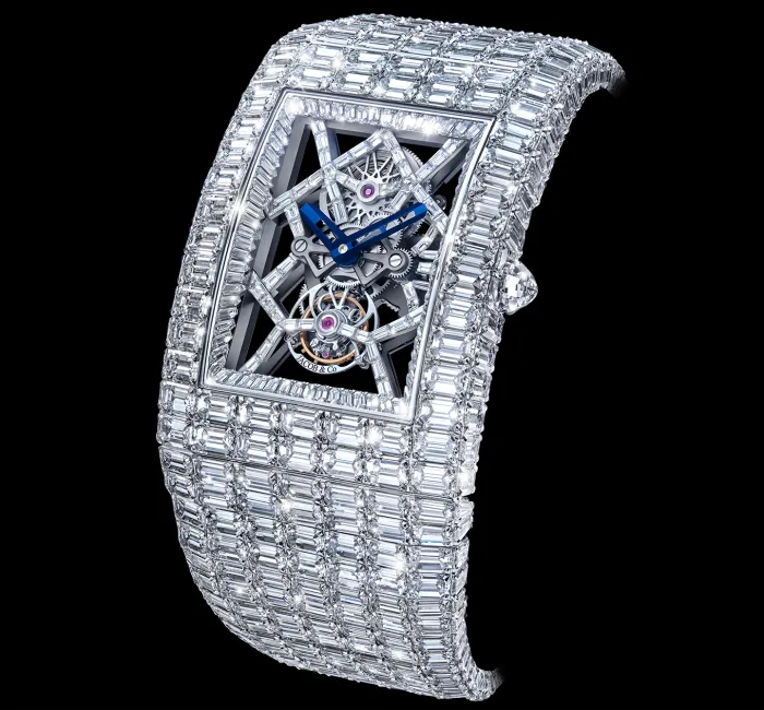 Billionaire III Baguette White Diamonds Jacob Co