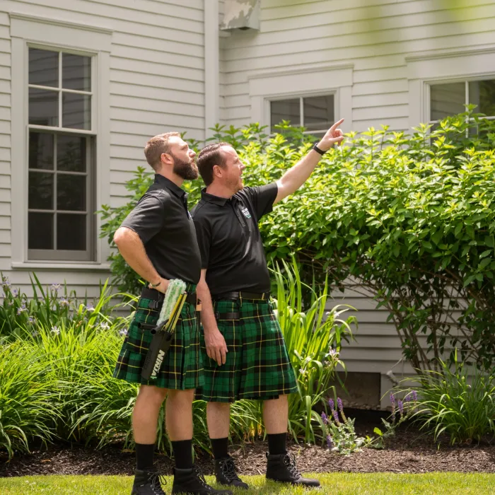 two men in kilts