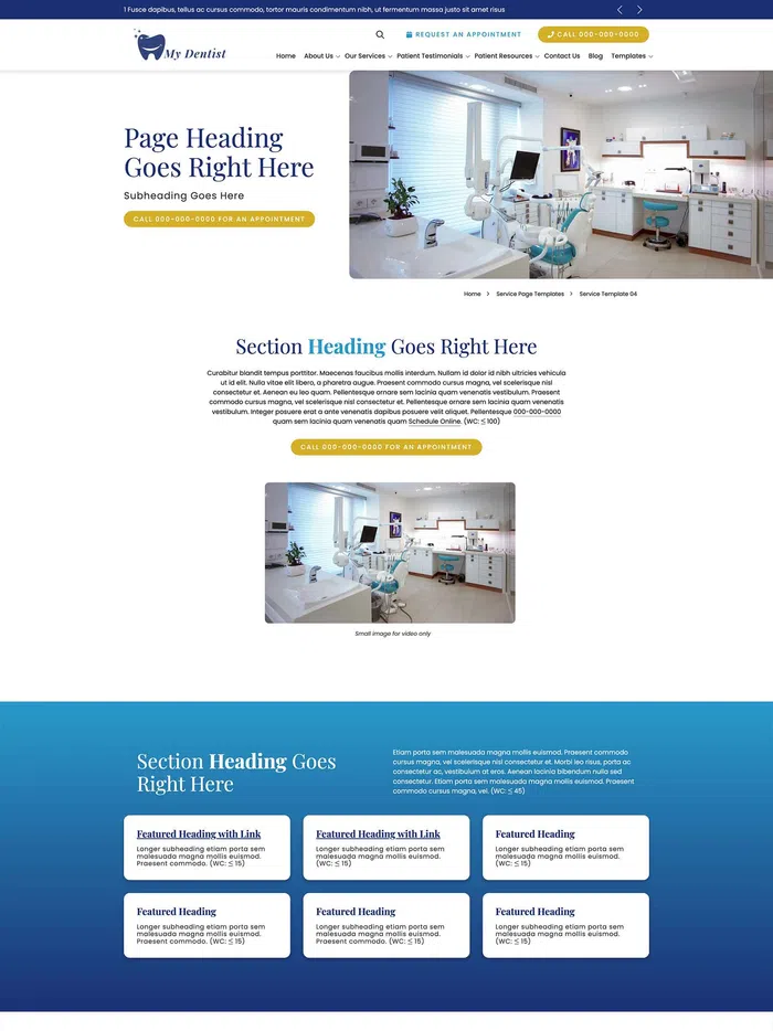 Modern dental clinic interior with dental chair, equipment, and bright window blinds