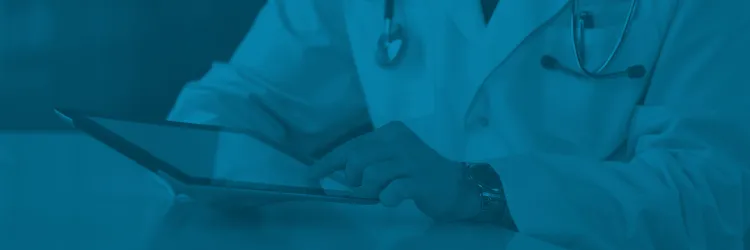 a person in a white coat
