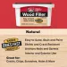 J-B Weld Wood Filler container with key features listed including dries fast, smooth, easy to sand, stain, and paint.