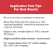 Application tech tips for best results including tool use, layer thickness, overfilling, and staged repairs for filling.