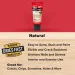 Tube of JB Weld Wood Filler on red background with product features and usage details on wooden texture.