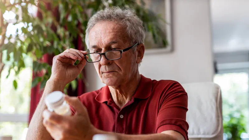 a man holding a cup