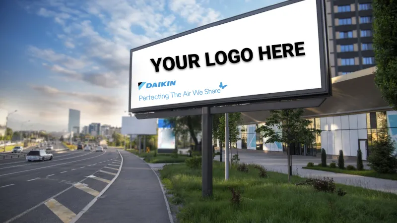 a sign on the side of a road