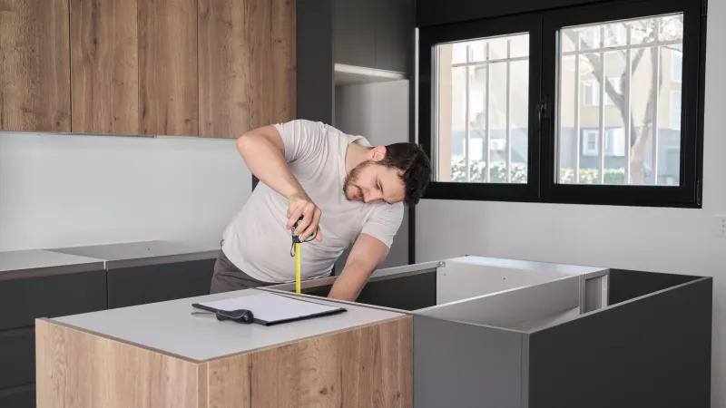 a person sleeping on a desk