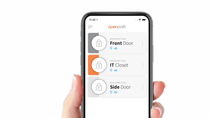 Openpath mobile app, guest pass feature