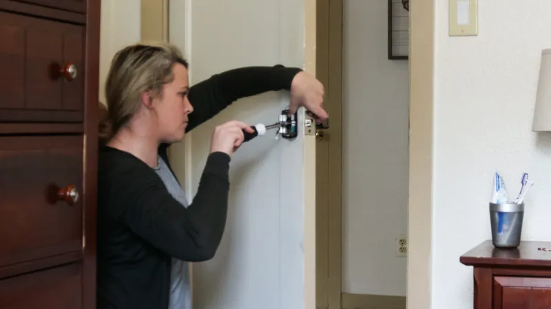 a person holding a gun