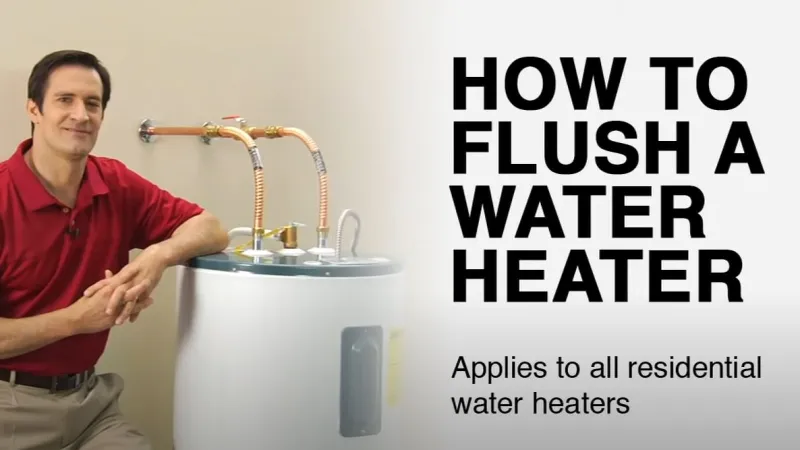 How to flush a residential water heater preview image
