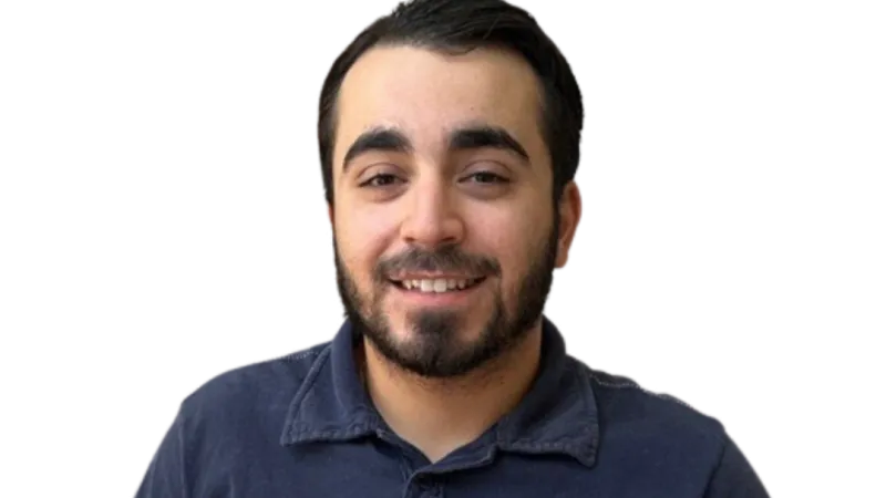 a man smiling for the camera